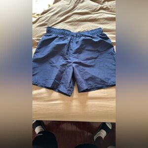 H&M Navy and Gray Swim Shorts